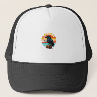 Casquette Corbeau gothique drôle Halloween F Caw F Café