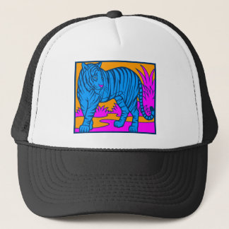 CASQUETTE COREY TIGER 1980 RETRO JUNGLE TIGER BLUE