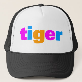 Casquette COREY TIGER 1980's RETRO MULTI COLOR TEXT