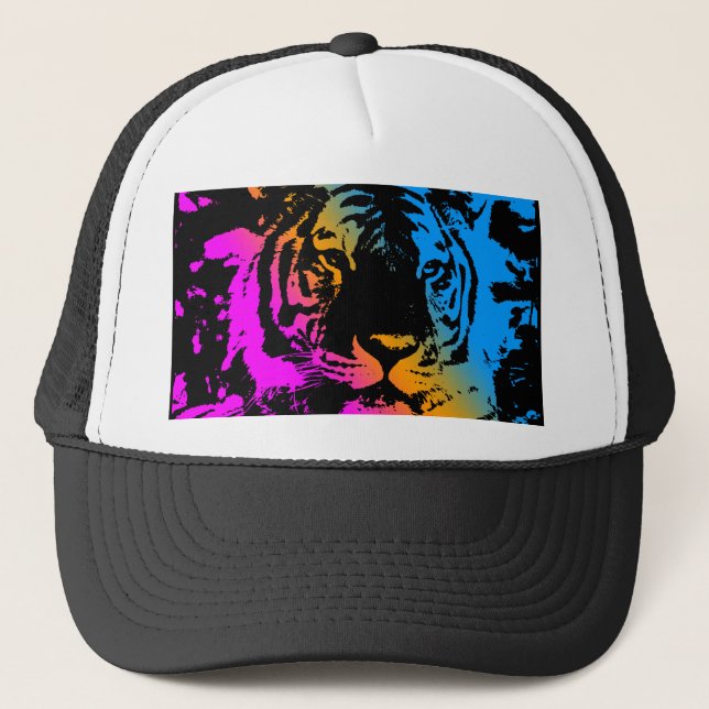 Casquette COREY TIGER 80's NOUVELLE VAGUE TIGER FACE (Devant)