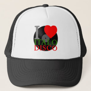 Casquette Corey Tiger 80s Retro I Love Italo Disco T-Shirt