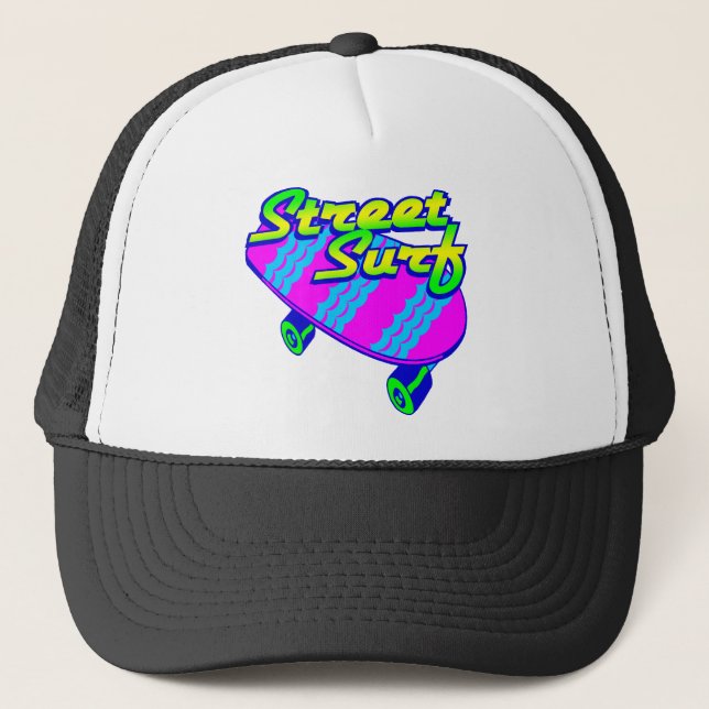 Casquette Corey Tiger 80s Rétro Rue Surf Skateboard (Devant)