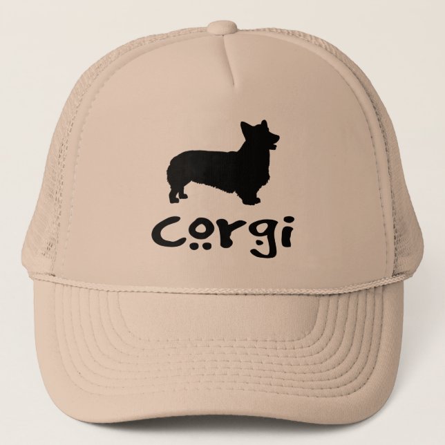 Casquette Corgi avec le texte frais (Devant)