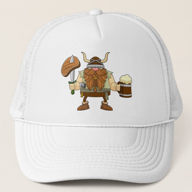 Casquette Cornes d'Humour : La saga viking (Devant)