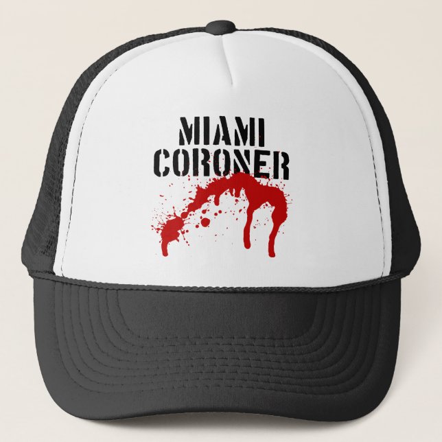 Casquette Coroner de palladium de métro de Miami (Devant)