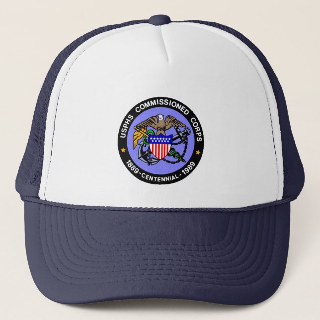 Casquette Corps de commandement PHS des États-Unis (Devant)