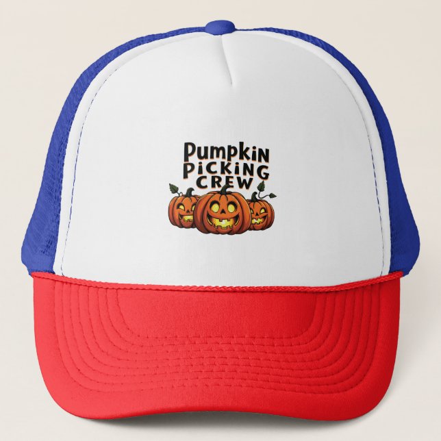 Casquette Correspondance d'Halloween Éffrayante pour l'équip (Devant)