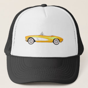 Casquette Corvette 1961 C1 : Finition jaune :