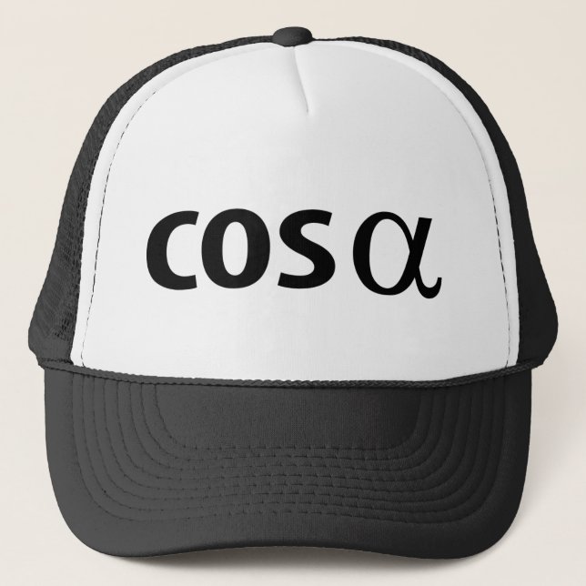 Casquette cosinus alpha (Devant)