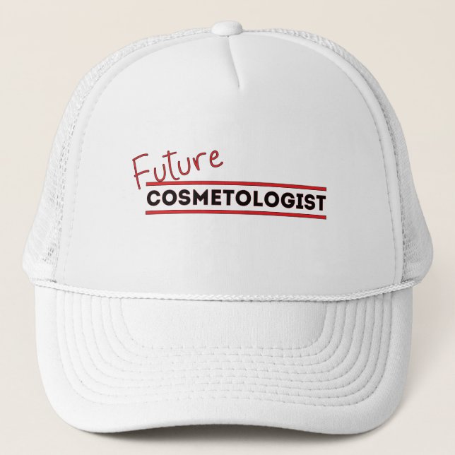 Casquette Cosmétologue de l'avenir (Devant)