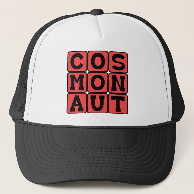 Casquette Cosmonaute, astronaute soviétique (Devant)