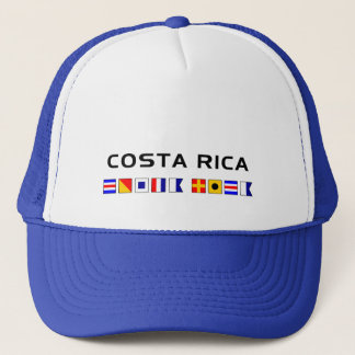 Casquette Costa Rica Nautical Maritime Flags