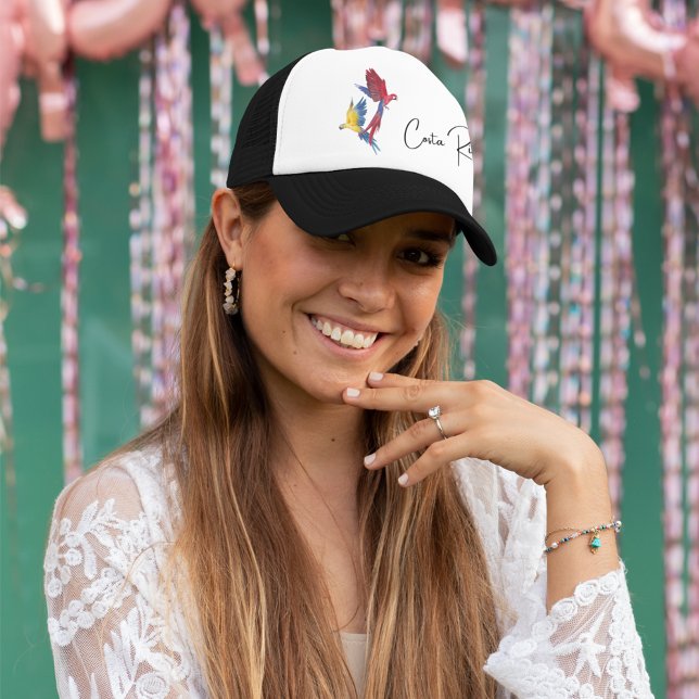 Casquette Costa Rica Parrots Souvenir (Costa Rica Parrots Souvenir Trucker Hat)