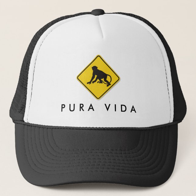 Casquette Costa Rica Pura Vida Monkey Crossing (Devant)
