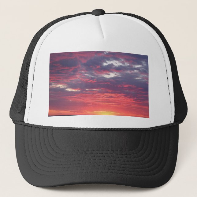 Casquette coucher de soleil (Devant)