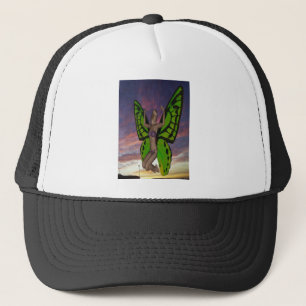 Casquette Coucher de soleil papillon