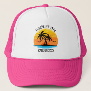 Casquette Coucher de soleil rétro 20e 30e 40e 50e 60e annive