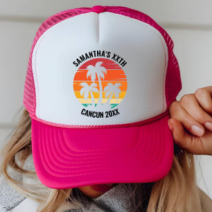 Casquette Coucher de soleil rétro 20e 30e 40e 50e 60e annive