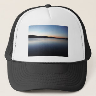 Casquette Coucher de soleil sur le lac Arrowhead