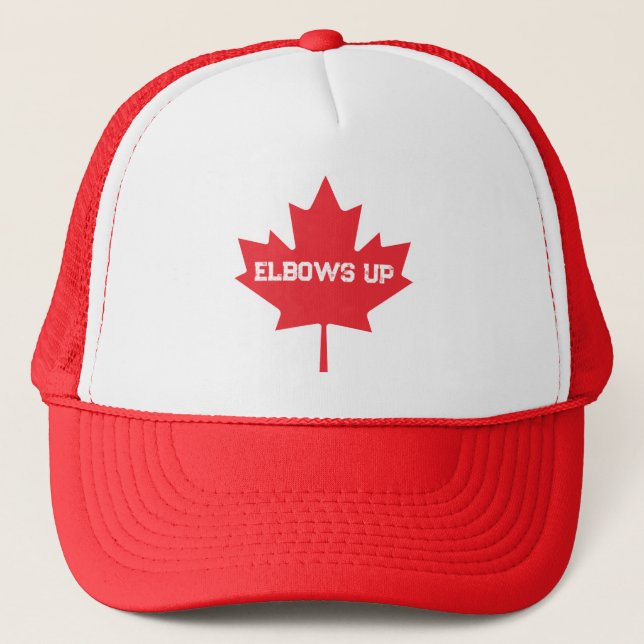 Casquette Coudes vers le haut Drôle Hockey Canadien (Devant)