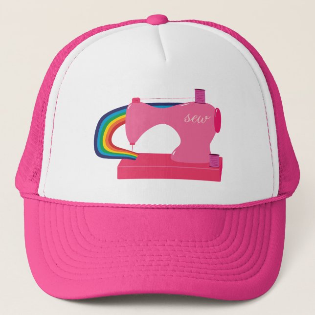 Casquette Coudre des arcs-en-ciel (Devant)