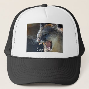 Casquette Cougar Mountain Lion Big Cat Art