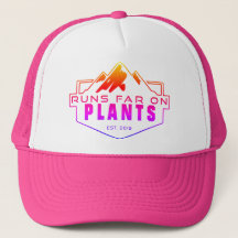 Coule loin sur Plante Trucker Hat