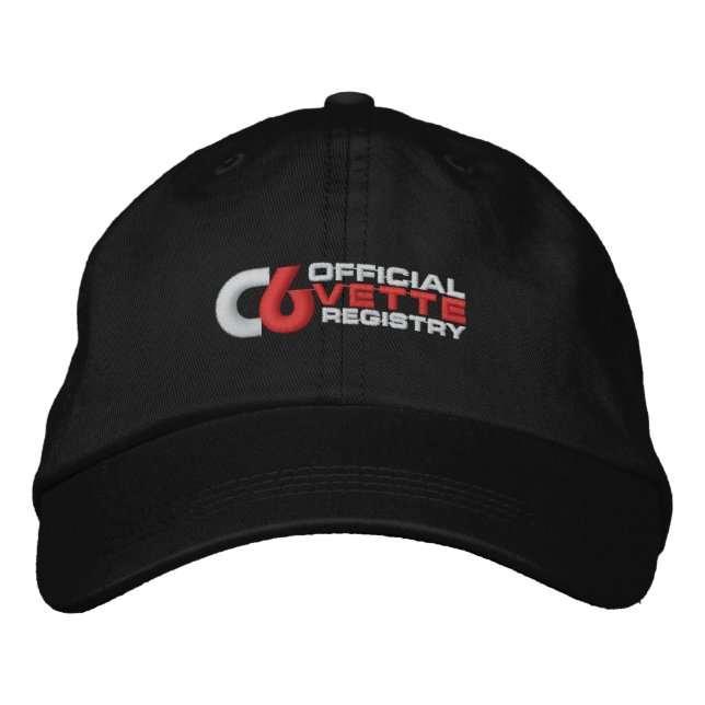 Casquette couleur foncée du logo C6VR (Devant)