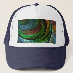 Casquette Couleur Gloire Moderne Art Abstrait Motif Élégant