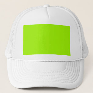 Casquette Couleur verte néon uniquement Produits personnali