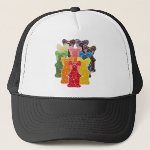Casquette couleurs arc-en-ciel bonbon amant guman ours