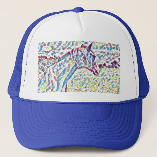 Casquette Couleurs de cheval de la vie,   (Devant)
