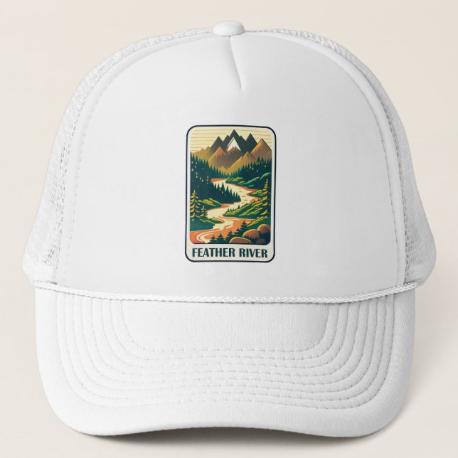 Casquette Couleurs de Feather River Californie (Devant)