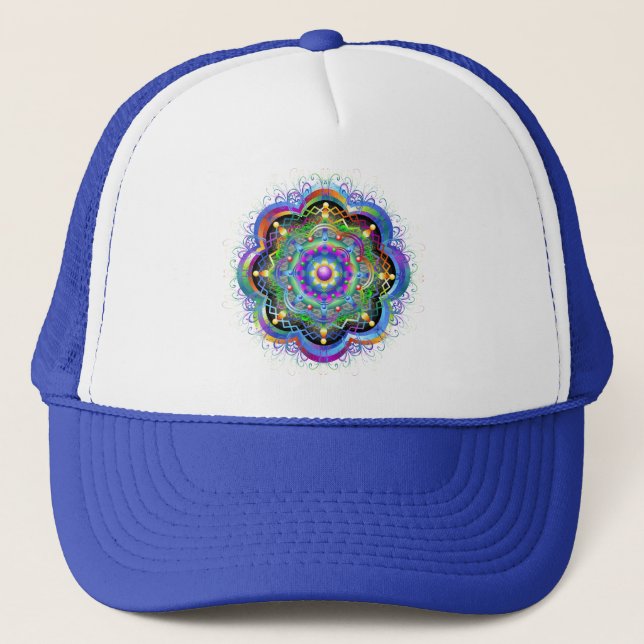 Casquette Couleurs de l'Univers Mandala (Devant)