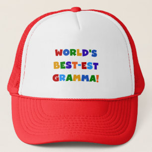 Casquette Couleurs lumineuses du Meilleur-est Gramma du