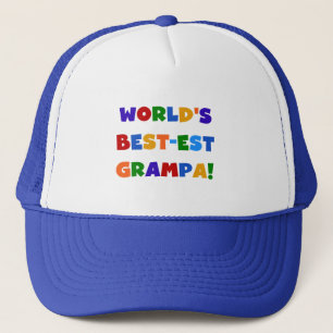 Casquette Couleurs vives les meilleurs cadeaux de Grampa au 