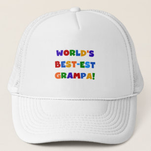 Casquette Couleurs vives les meilleurs cadeaux de Grampa au