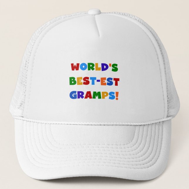 Casquette Couleurs vives Meilleurs Cadeaux Gramps du monde (Devant)