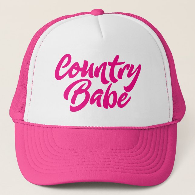 Casquette Country Babe. (Devant)