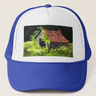 Casquette Country Roads vieux hangar en mauvaises herbes Cas