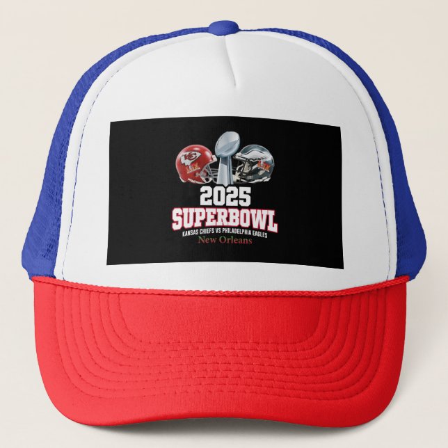 Casquette Coupe du Super Bowl 2025 (Devant)
