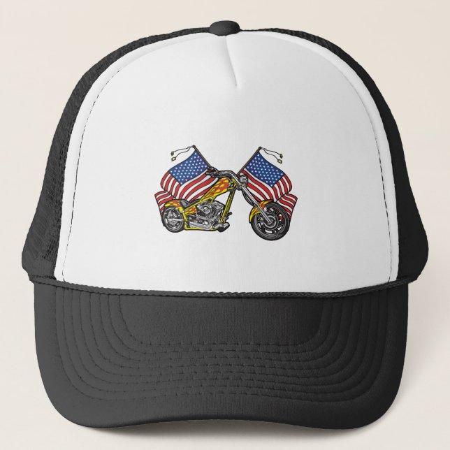 Casquette Couperet américain de cycliste (Devant)