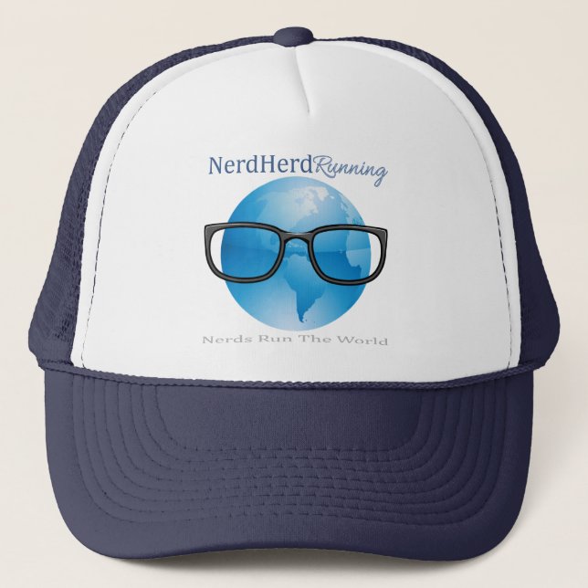 Casquette courant de camionneur de troupeau nerd (Devant)