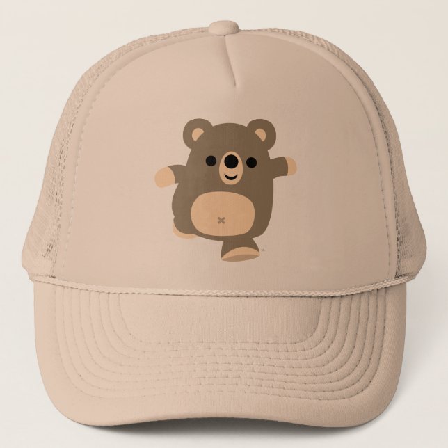 Casquette courant mignon de camionneur d'ours de (Devant)