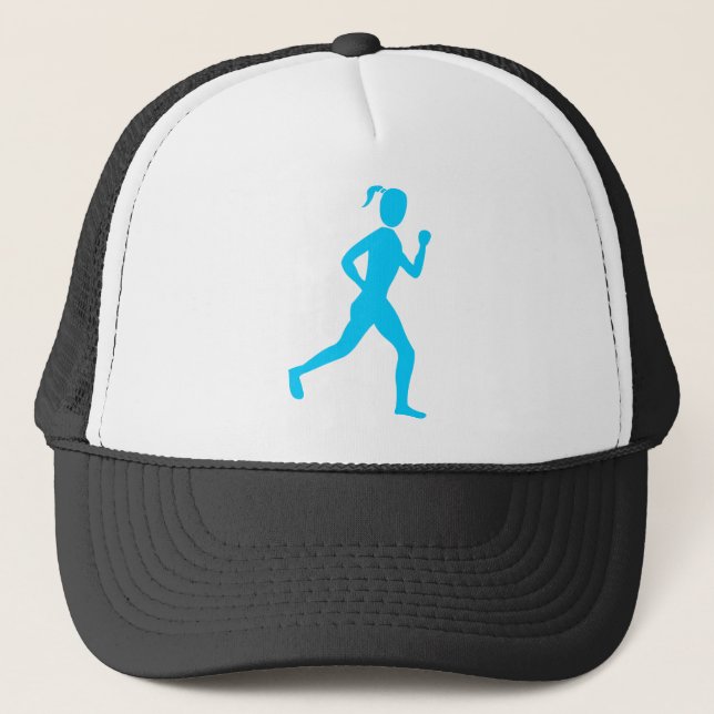 Casquette Coureur (Femme) - Ciel bleu (Devant)