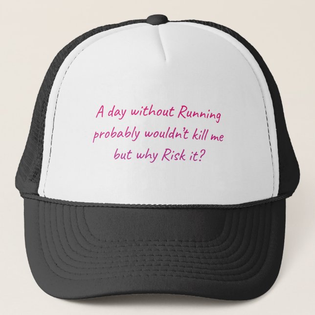 Casquette Courez avec un sentiment d'humour (Devant)