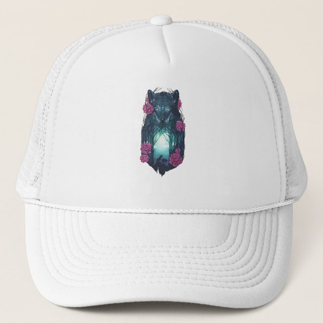 Casquette Courir avec les Loups (Devant)