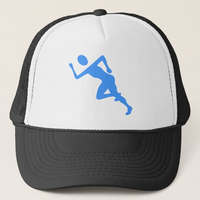 Casquette Courir - Bleu bébé (Devant)