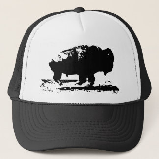 Casquette Courir Buffalo Bison Pop Art