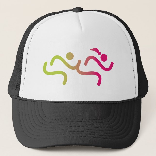 Casquette Courir Des Filles Pour Toujours (Devant)
